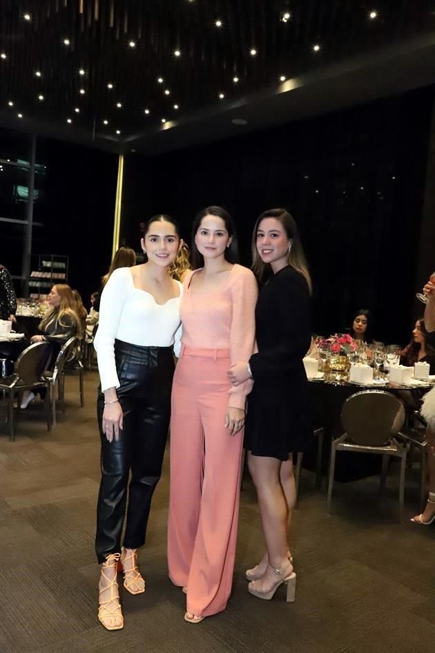 Alejandra Rodríguez, Diana López y Angeliky de la Garza