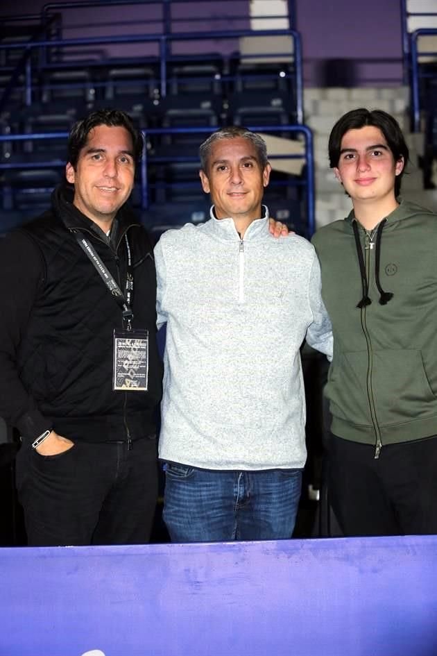 Ernesto Fernández, Mauricio Tatesfield y Ernesto Fernández