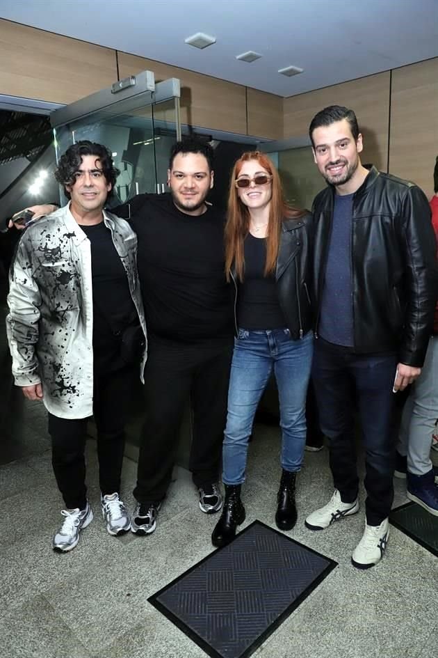 Gerardo Amador, Omar Safra, Cristina Ovalle y Eugenio Páez