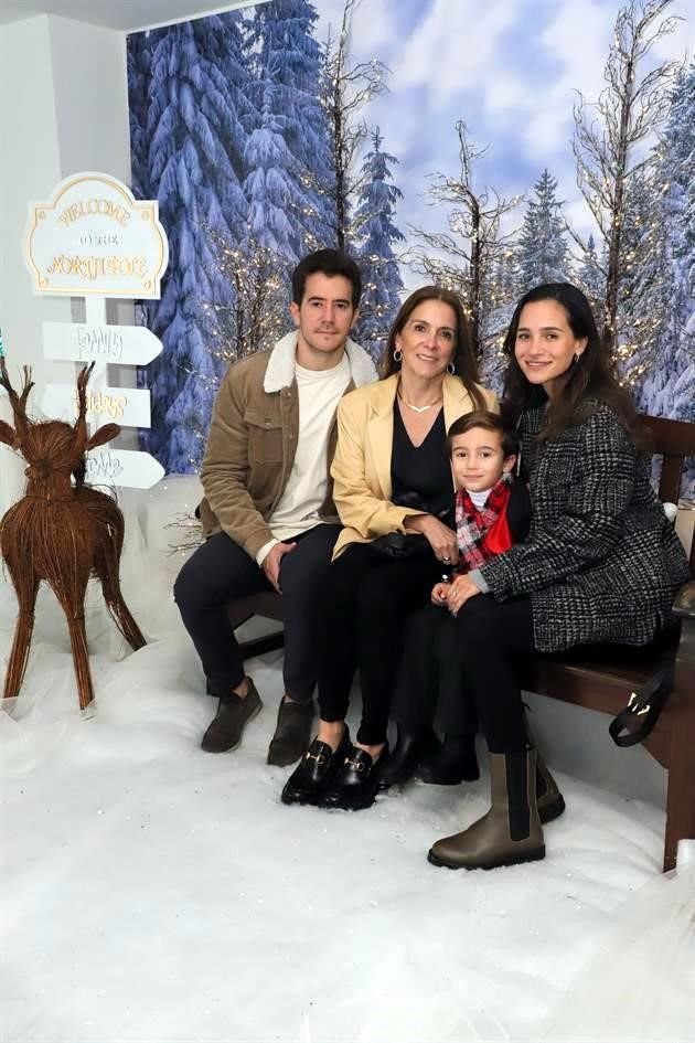 Bernardo Zambrano, Marcela Lobeira de Zambrano, Bernardo Zambrano Méndez y Maru Méndez de Zambrano