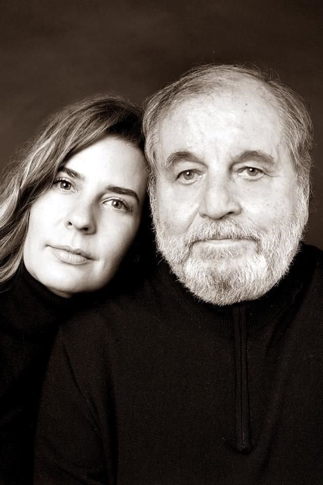 Lucía Lobeira de Pani, con su papá