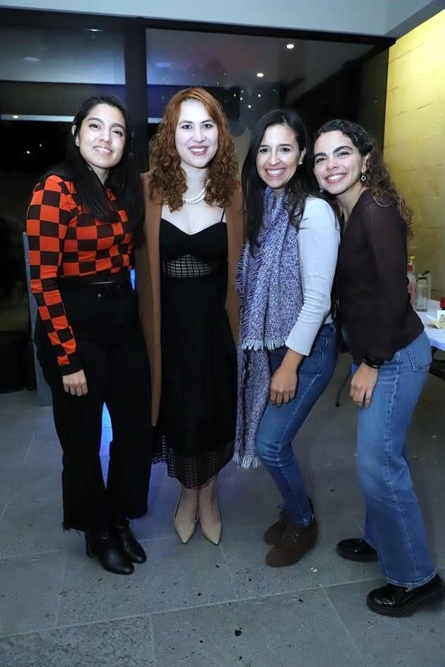 Liliana Sánchez, Melissa Juárez, Ivanna Macedo y Sara Nahle