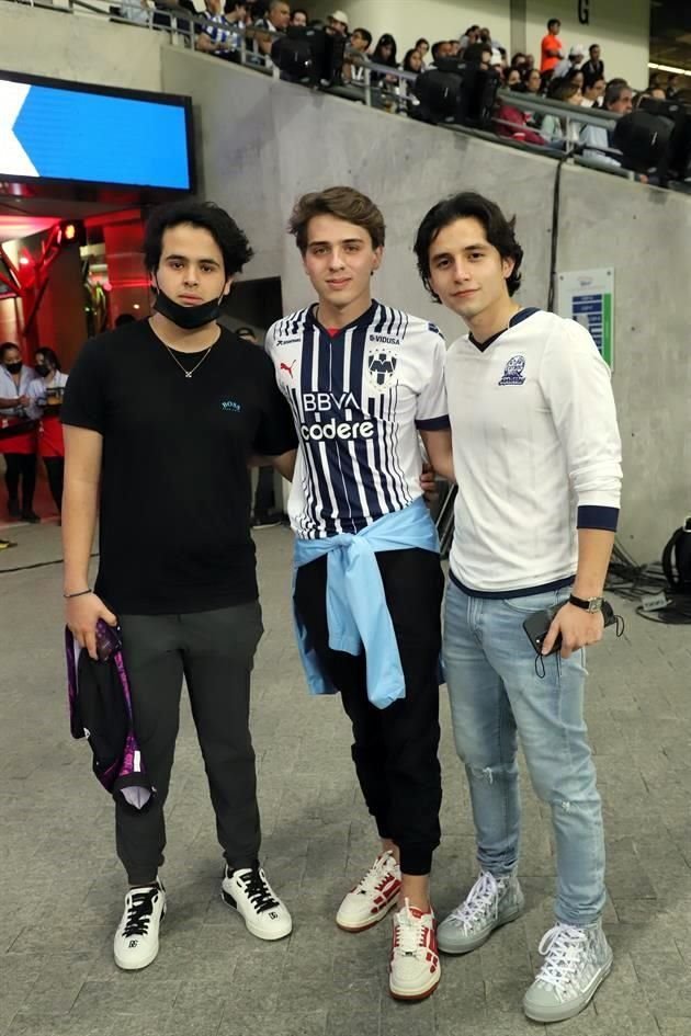 Ovidio Garza, Alfonso Cazarin y David Lerma