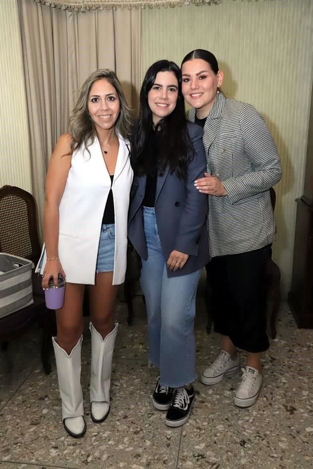 Paulina Guerra, Any de la Garza y Ana Lucía González