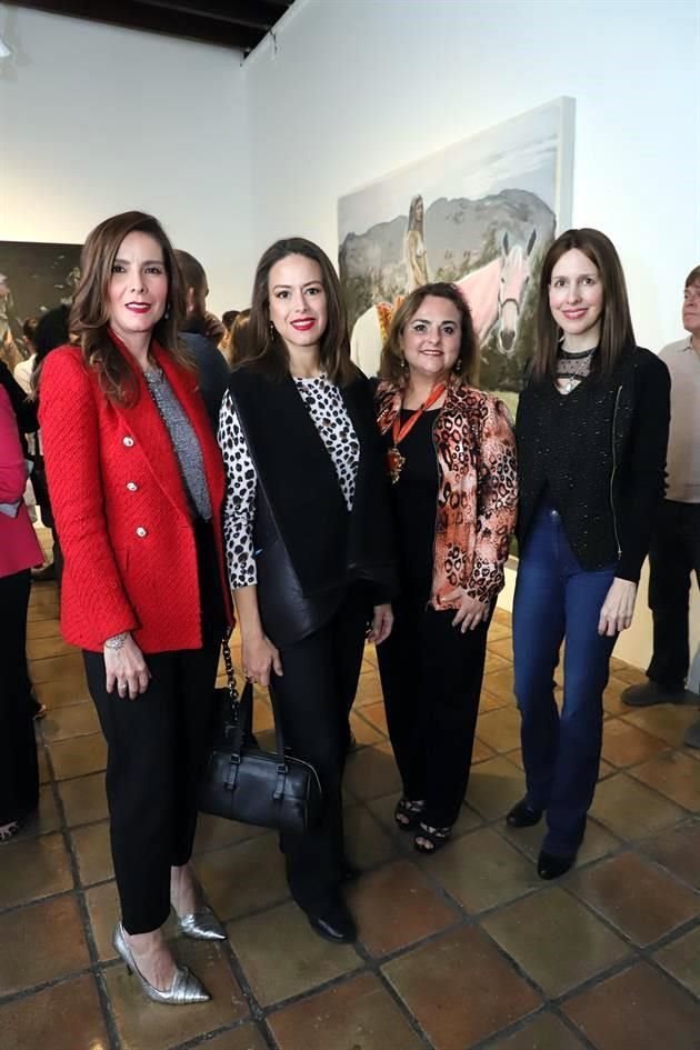 Mónica Martínez de De la Garza, Mirilia López de Martínez, Claudia González de Romero y Karla Gracida de Ruiz