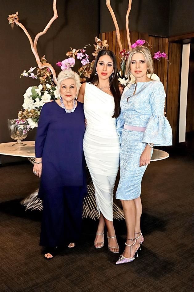 Elsa Marina Peña, Paulina Milmo Peña y Verónica Peña de Milmo