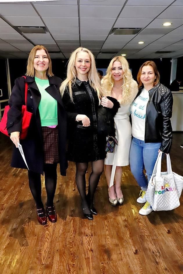 Marcela Odriozola, Nancy Guzmán, María Fernanda García Sada y Mara Sepúlveda