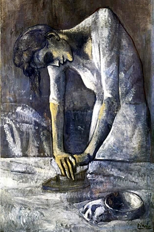 La obra en disputa: 'Mujer planchando' (1904), de Pablo Picasso.