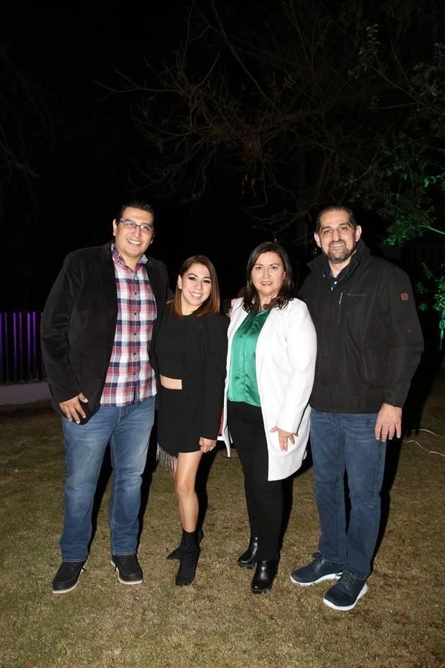 Francisco Orozco, Yadira García, Marcela Treviño y Rubén Rodríguez