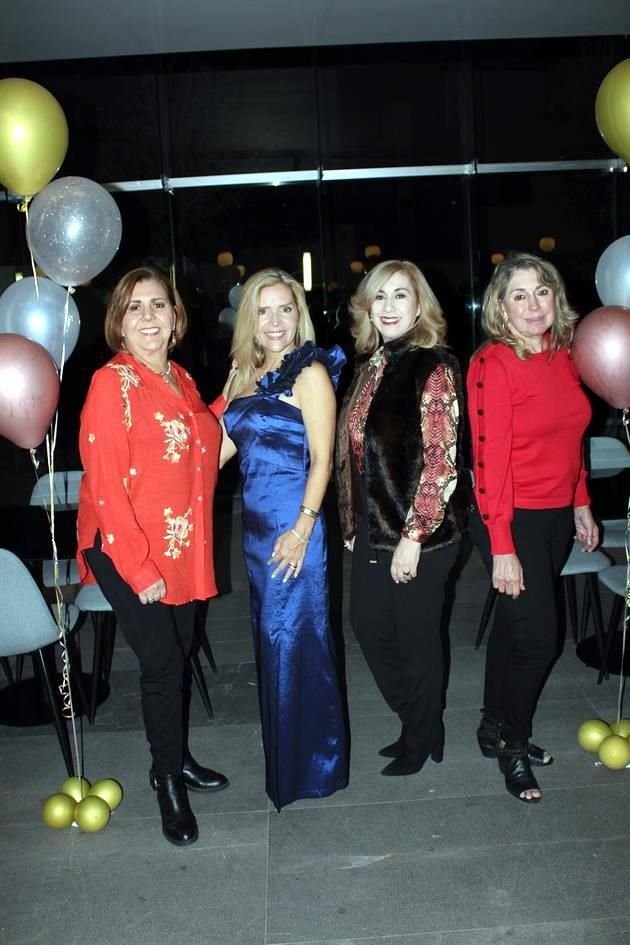 Laura Arredondo Zambrano, Lupita Galarza, Alma Leal García y María Elena Garza