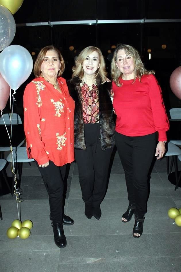 Laura Arredondo Zambrano, Alma Leal García y María Elena Garza