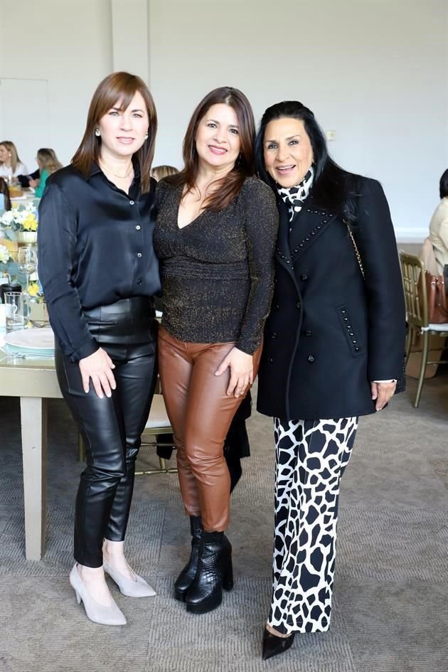 Martha Cavazos, Blanca de la Fuente y Marcela Villarreal