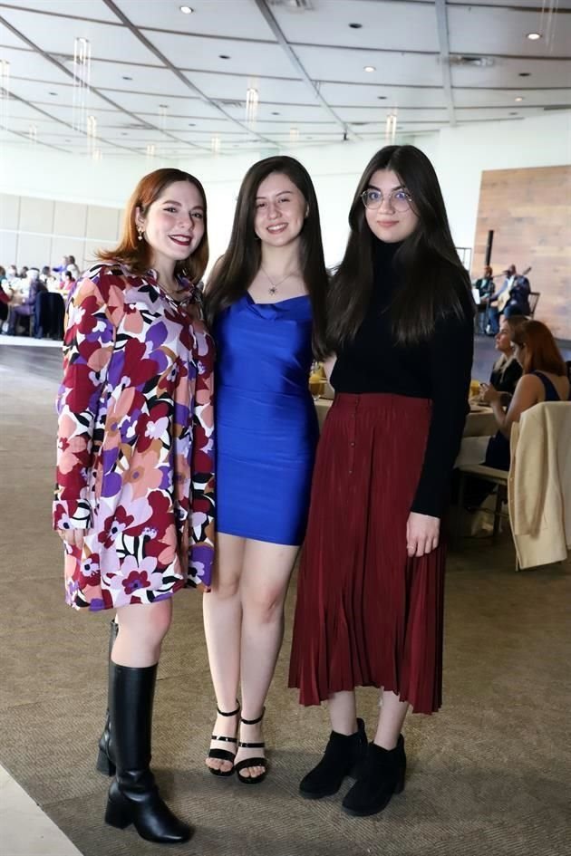 Miriam Gómez, Melissa Soto y Andrea Paulina Soto