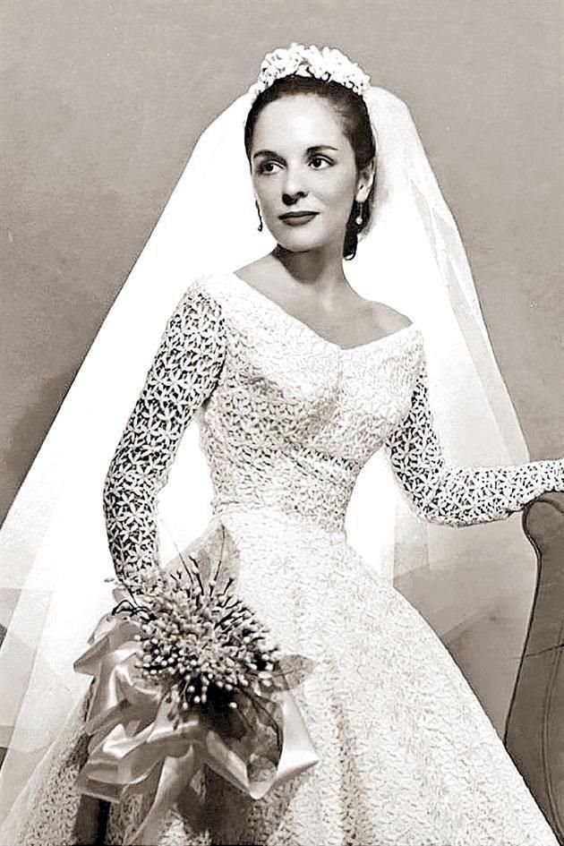 El día de su boda con Fernando Sada Malacara