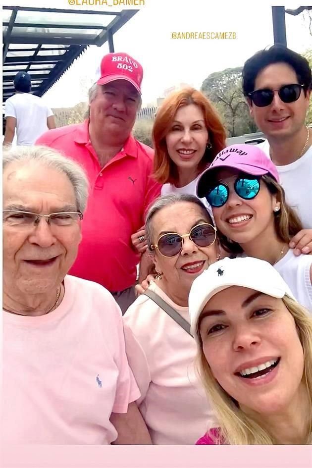 Roberto Domínguez, Laura Barrera, Jared González, Roberto Barrera, Elisa Mercado, Andrea Escámez y Roberta Barrera