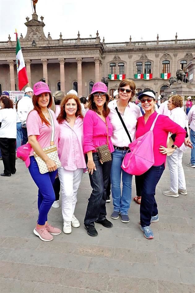 Mónica Rodriguez Sauza, Adriana Díaz, Mónica Sauza de Rodríguez, Salma Katas de Dieck y Rosario Alanis