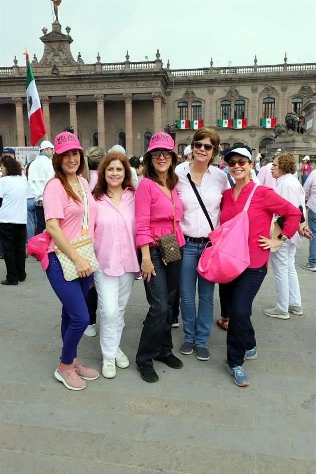 Mónica Rodriguez Sauza, Adriana Díaz, Mónica Sauza de Rodríguez, Salma Katás de Dieck y Rosario Alanís