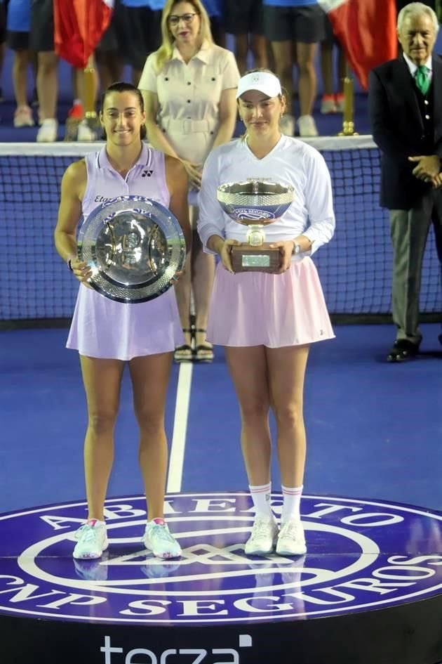 Caroline García y Donna Vekic