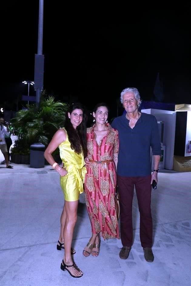 Daniela Costa, Constanza Slim y Joe Slim