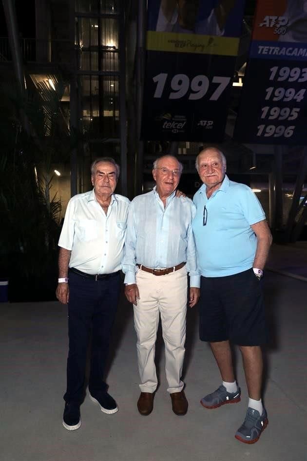 Alfredo Siman, Alejandro Aboumrad y René Hajj