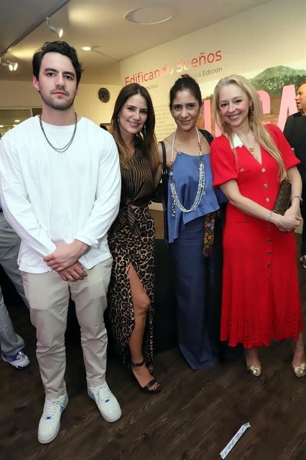 Federico Hinojosa, Alejandra Hinojosa de Gutiérrez, Sandra de la Garza y Nancy Guzmán