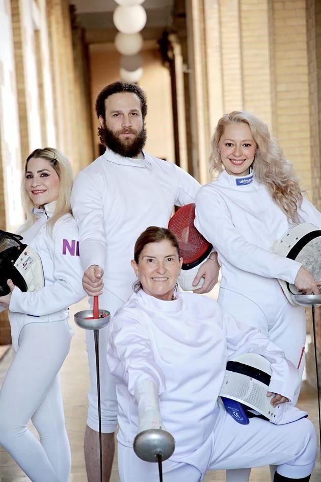 María Fernanda García Sada, Max Fernández, Nancy Guzmán y Marcela Odriozola