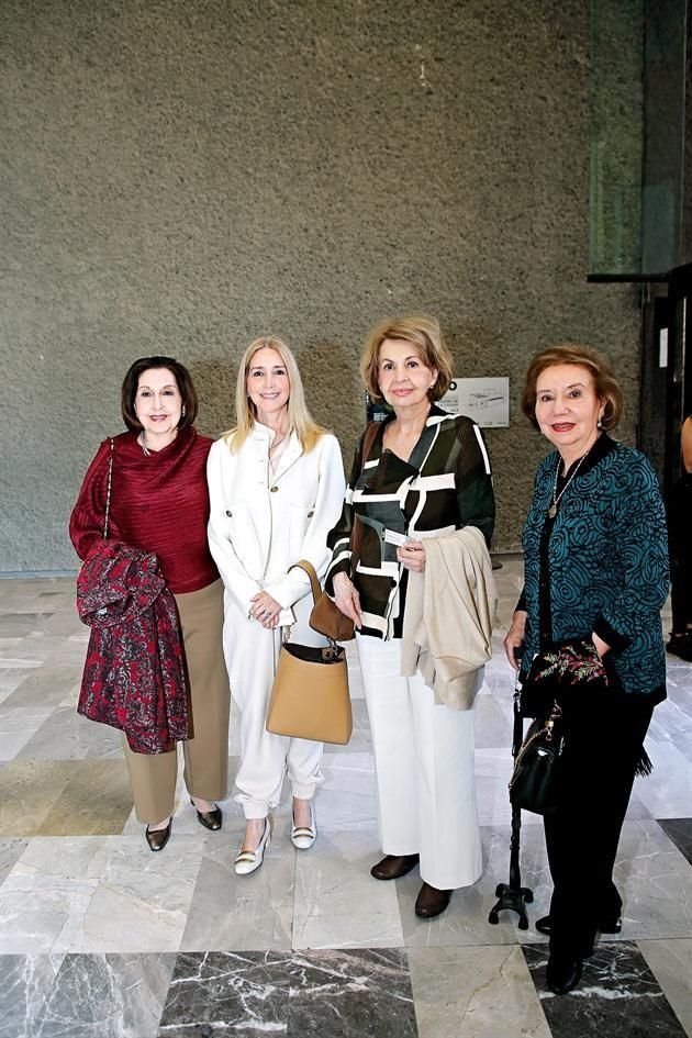 Magdalena Garza de Herrera, Balbina Herrera de Medrano, Ambarina González Tamez de Cantú y Mágala Mouret de Fidalgo