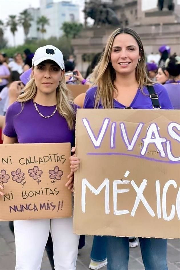 Cristy Gutiérrez de Montemayor y Yessalyn Cantú