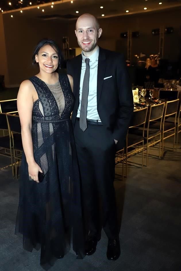 Mary Clark y Brandon Daus