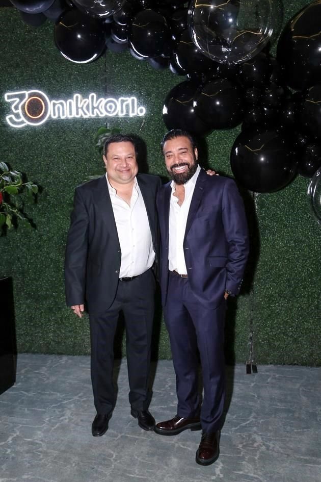Durante el coctel de celebración del 30 aniversario de Nikkori