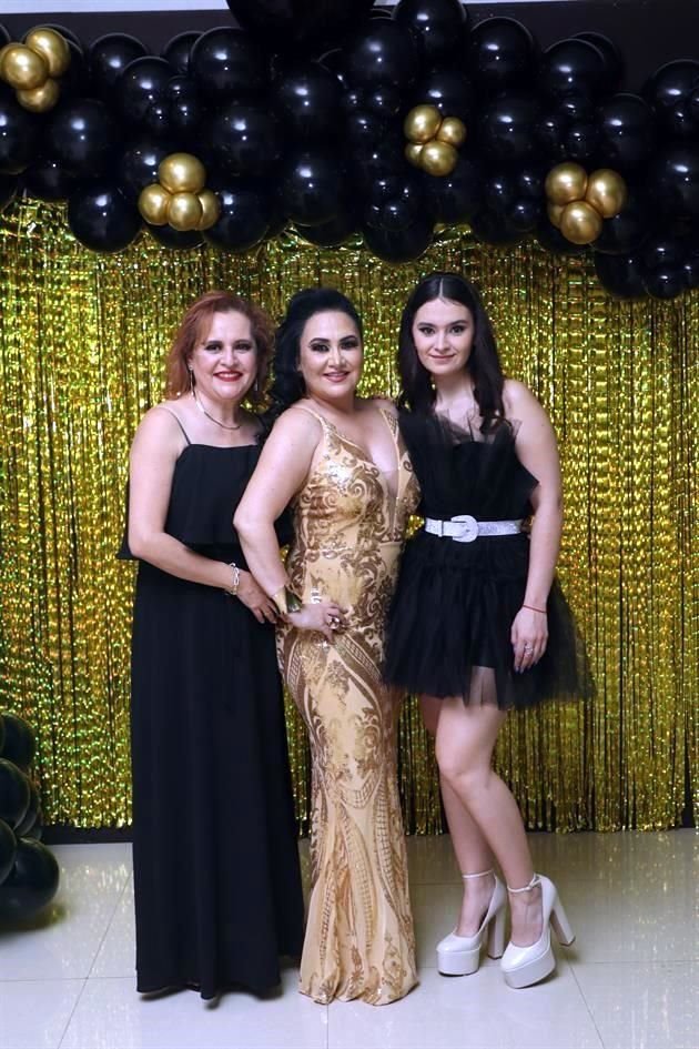 Nancy Valdez, Magda Ochoa y Andrea Villarreal