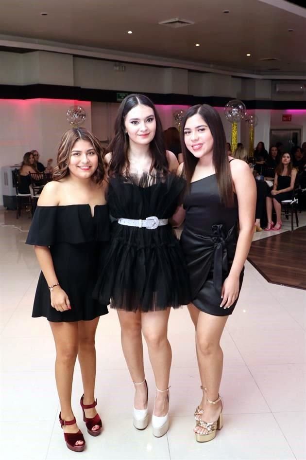 Andrea Hernández, Andrea Villarreal y Fátima Pérez