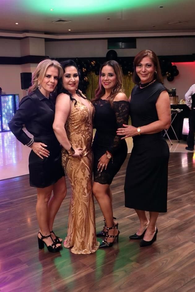 Betty Marroquín, Magda Ochoa, Mary Galván y Martha Azuceno de Alarcón