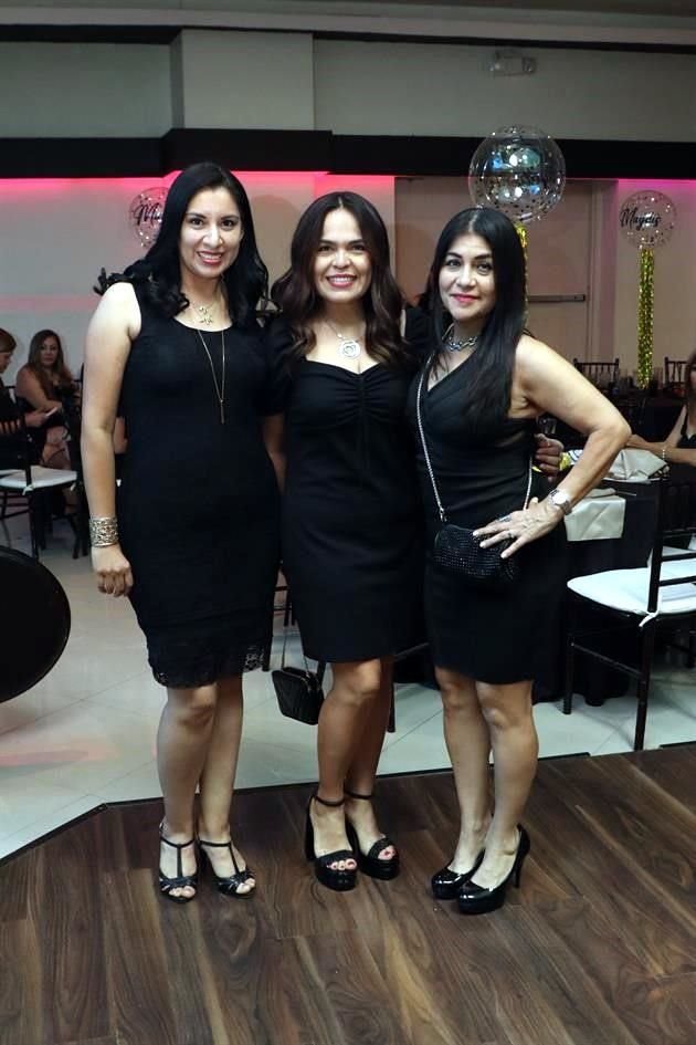 Erika Cuevas, Maru Vargas y Laura Govea