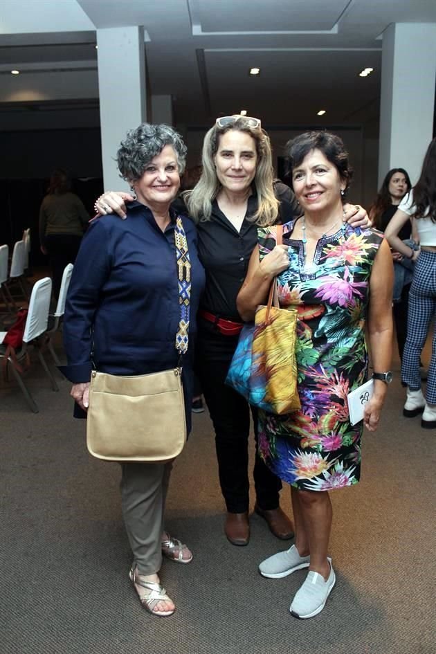 Susana Leventhal, Ingrid Hernández y Ethel Krauze