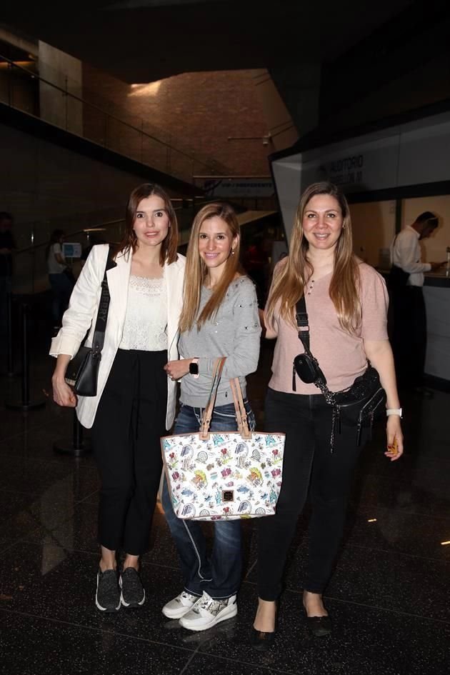 Karla Treviño, Nancy Villarreal y Mónica Morales