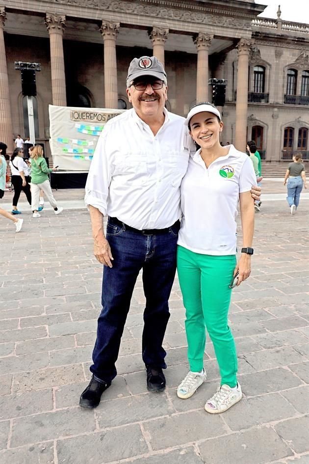 Benjamín Clariond y Vivianne Clariond