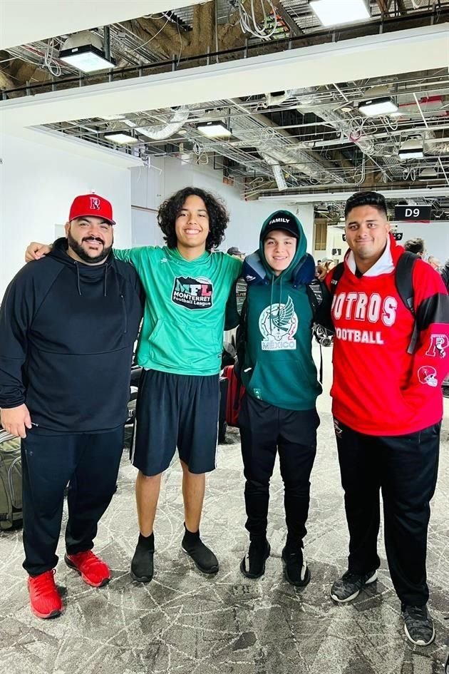 Juan Carlos García, Tristán Zoe Echavarri Martínez, Abraham Sebastián Garza Mireles y Alejandro García