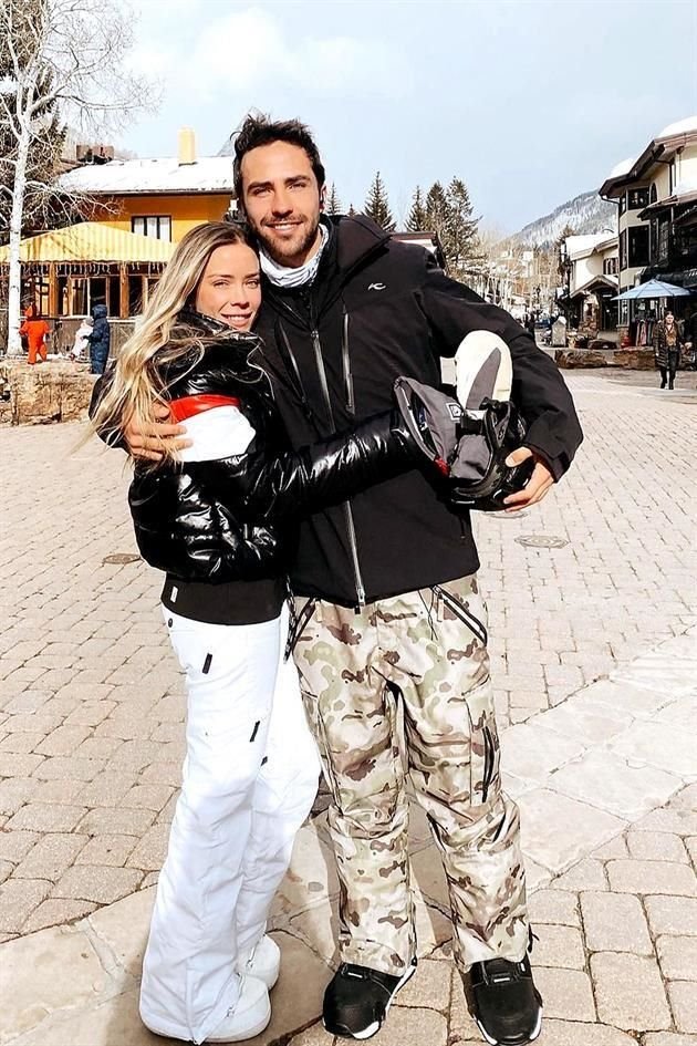 Vivi Sada Herrera y Teo González Maldonado. En Vail.