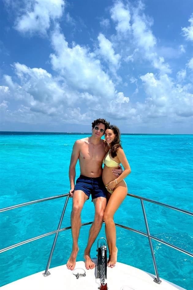 Roberto Segovia y Sofi Torre, en Cancún.