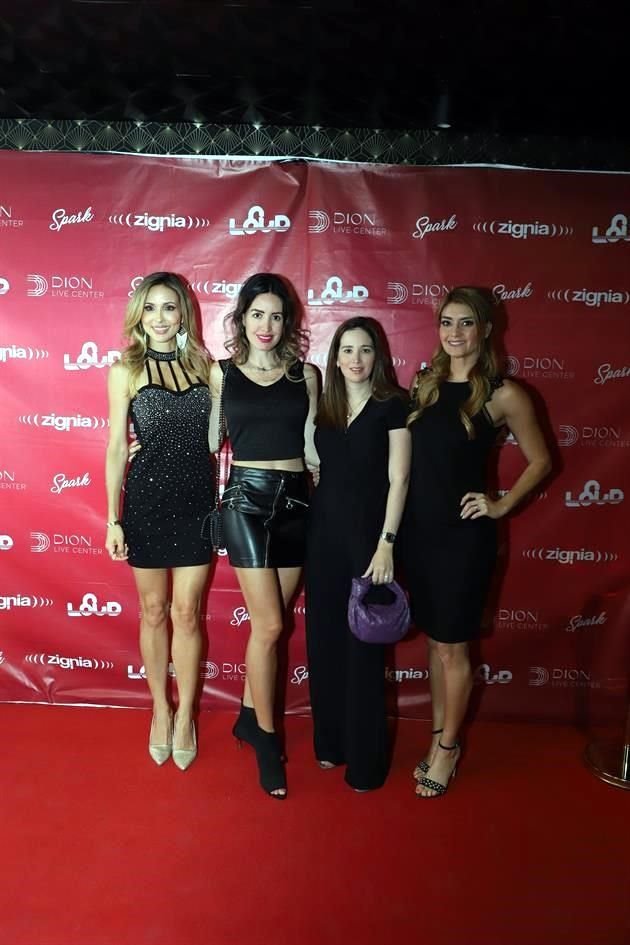 Adriana Franco de Saide, Alicia Compeán de Nájera, Betty Ramírez de Leal y Carmina Vela