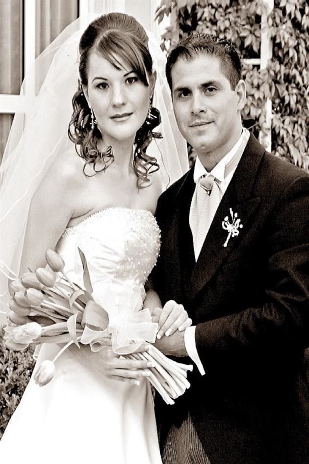 David González se casó en junio del 2006 con Nancy Silva, en Las Nubes.