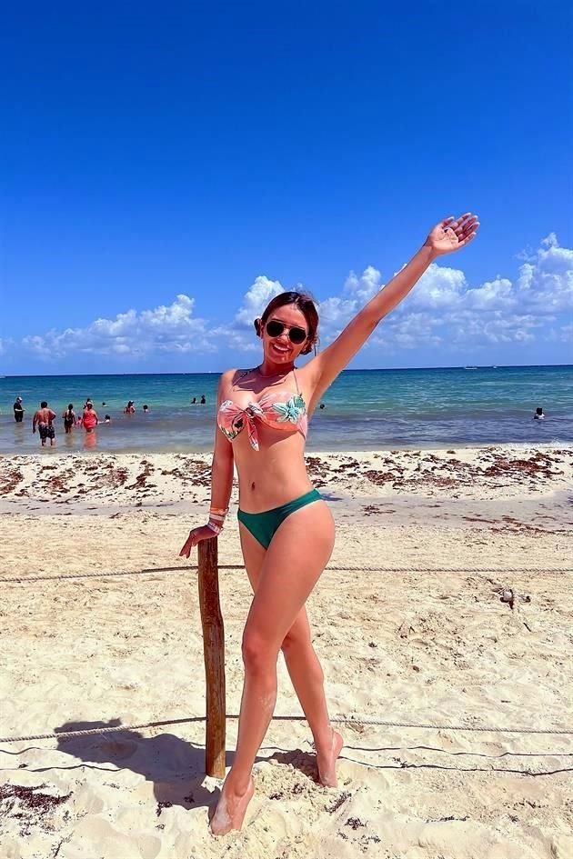 Michelle Zaldívar en Playa del Carmen