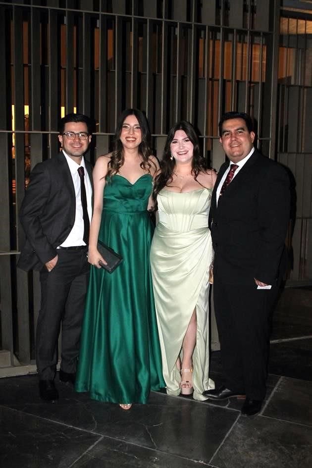 Fernando González, Fátima de la Rosa, Mariel Ugalde y Julio Cisneros