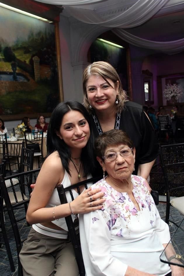 Melissa Marroquín, Mary Marroquín y Alicia Ayala