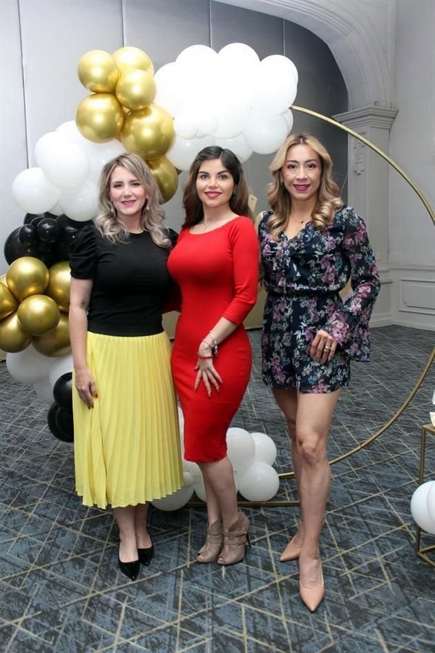 Candy Bejar, Fernanda Reyes y Graciela Guajardo Torres