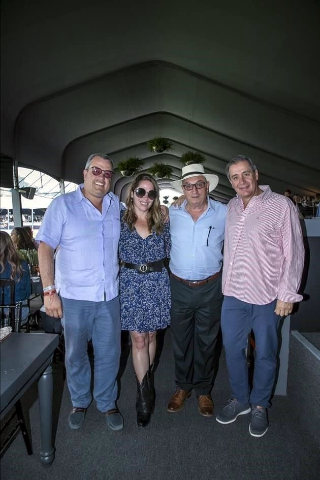 Rafa David, Daniela García, Juan Manuel Cossío y Alberto Malda