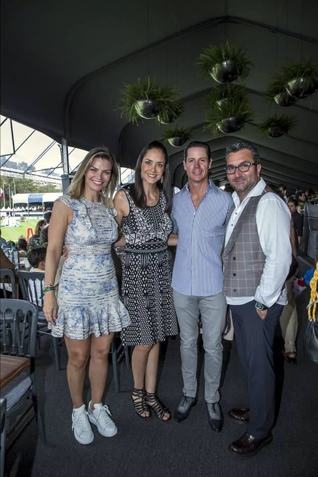 Tatiana Rodríguez, Dafne Molina, Francisco Lomelín y Jesús Orantes