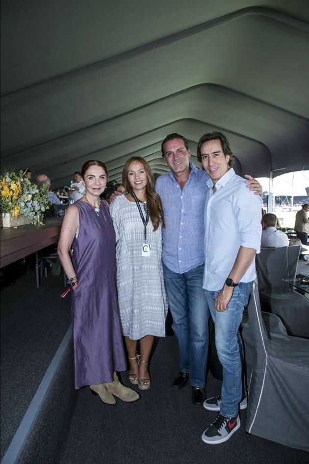 Lisette Trepuad, Natalia Herrera, Daniel del Río y Alejandro Gutiérrez