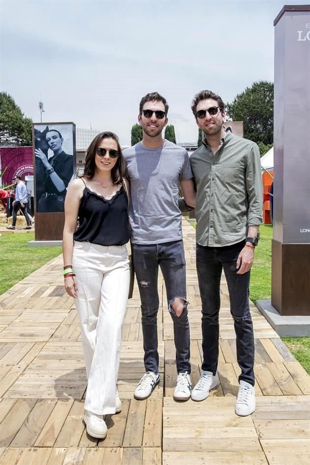 Sophie Dueso, Adrian Verganza y Andrés Verganza